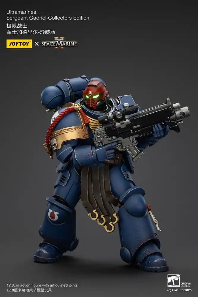 Warhammer 40 000: Space Marine 2 Action Figure Ultramarines Sergeant Gadriel Collectors Edition 13 cm